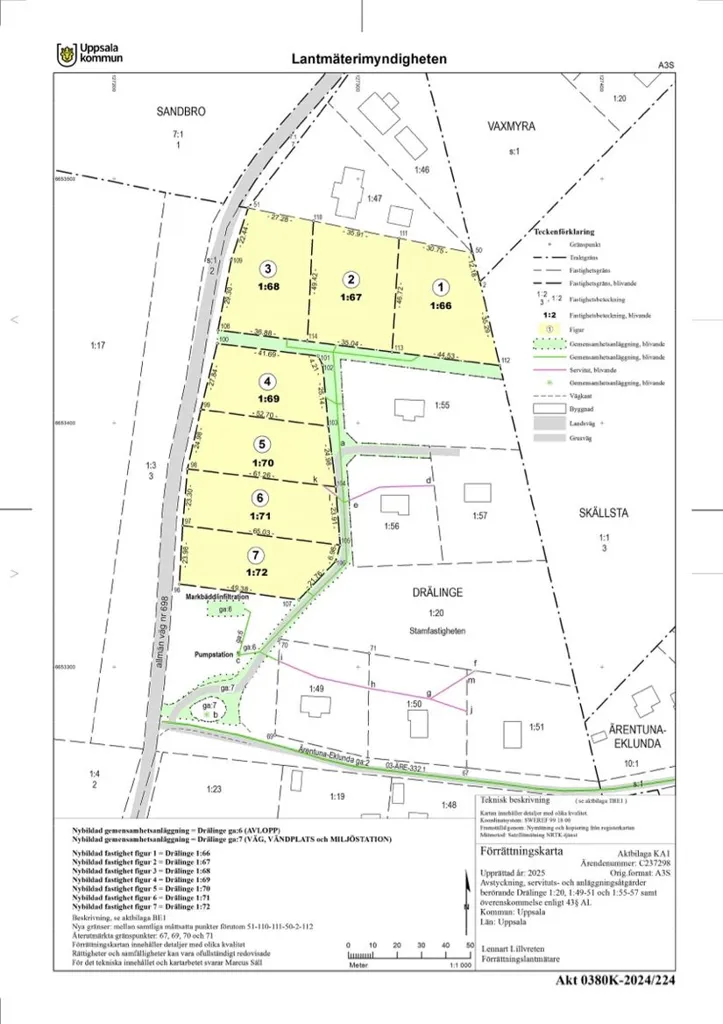 Plaan - Plot for Detached Villa in Sandbo, Uppsala
