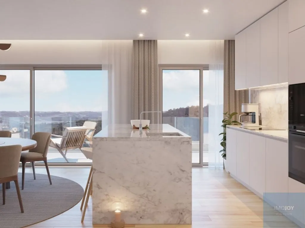 Köök - Luxury 3-Bedroom Flat in Campolide, Lisbon