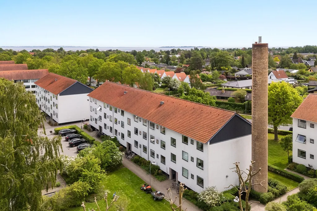 Vista aerea - Apartment with Central Heating in Espergærde