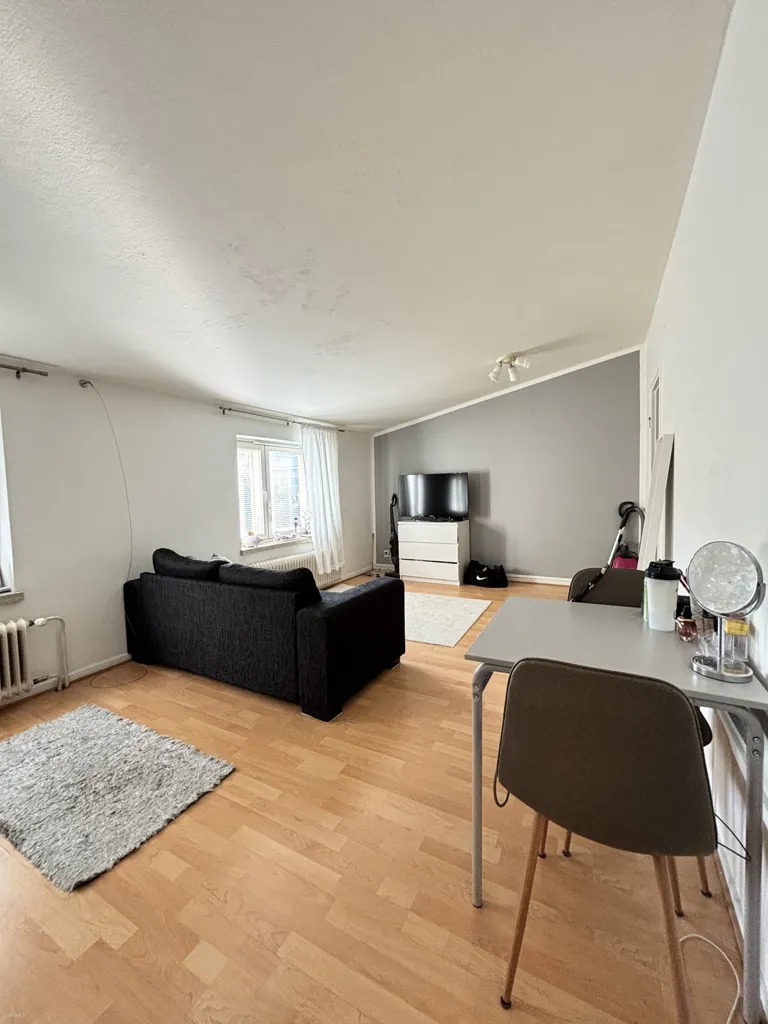 Living Room - Modernised Studio Flat in Lahti Centre
