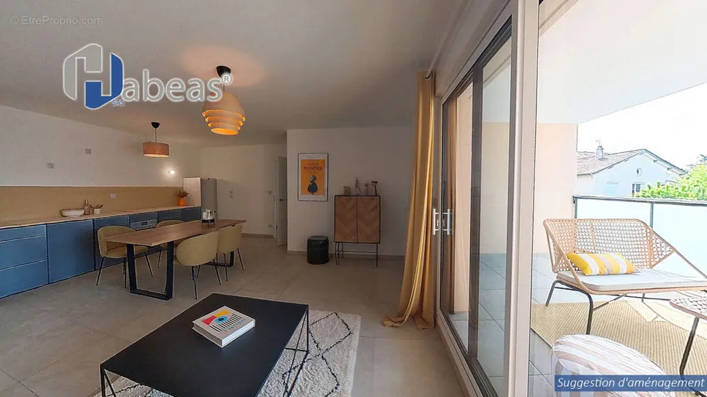 Chambres - Appartement T4 avec Terrasse à Craponne