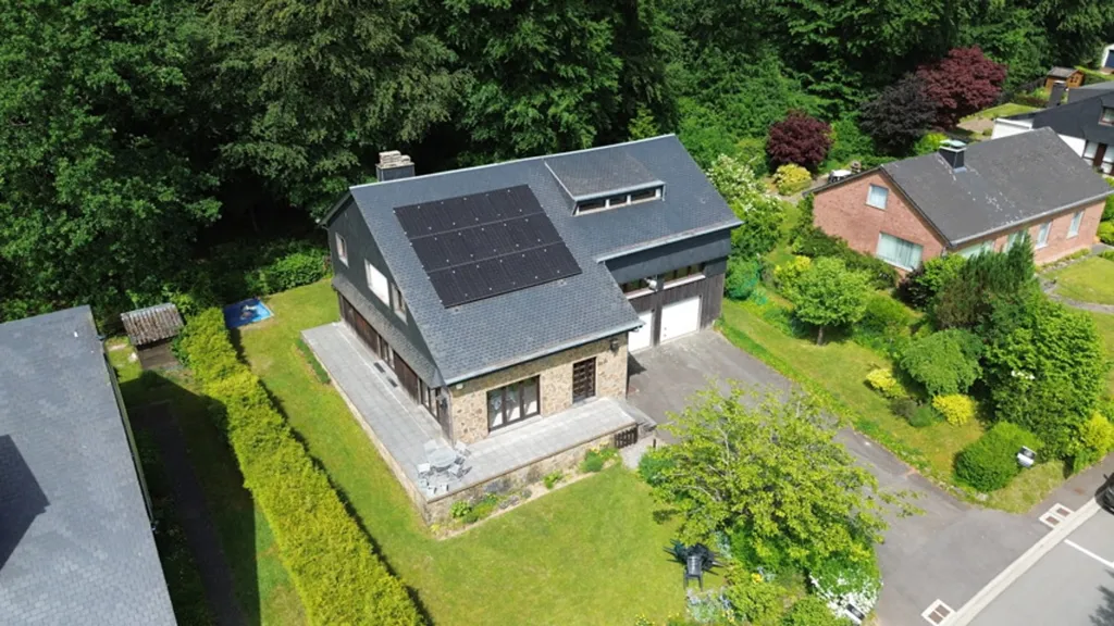 Vue aérienne - Villa à 4 Façades près des Bois à Libramont