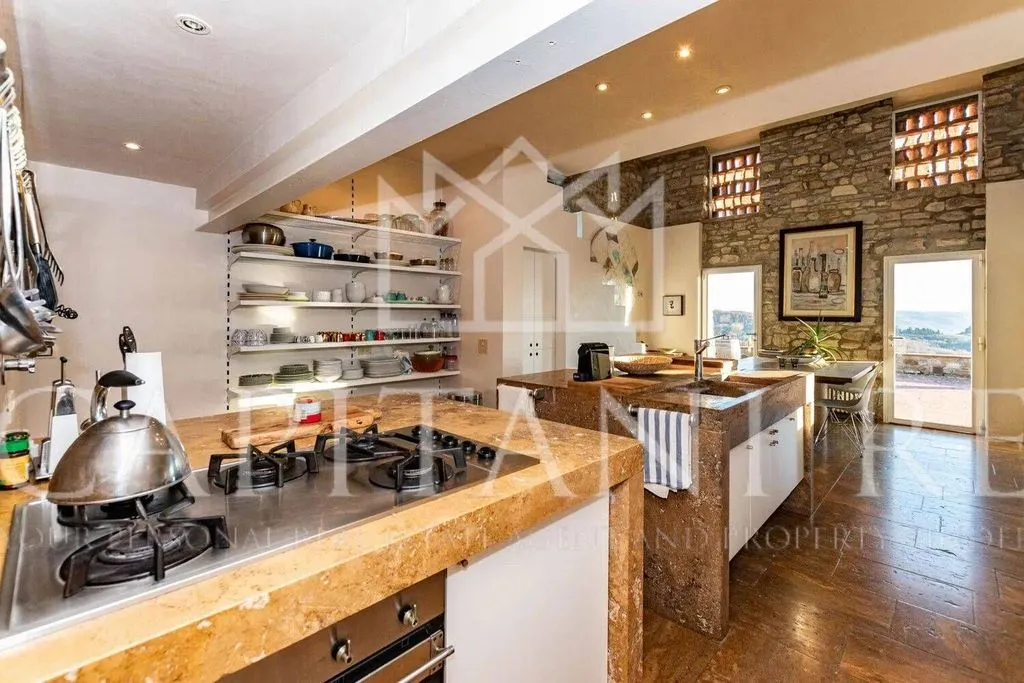 Köök - Luxury Villa with Pool in Greve in Chianti