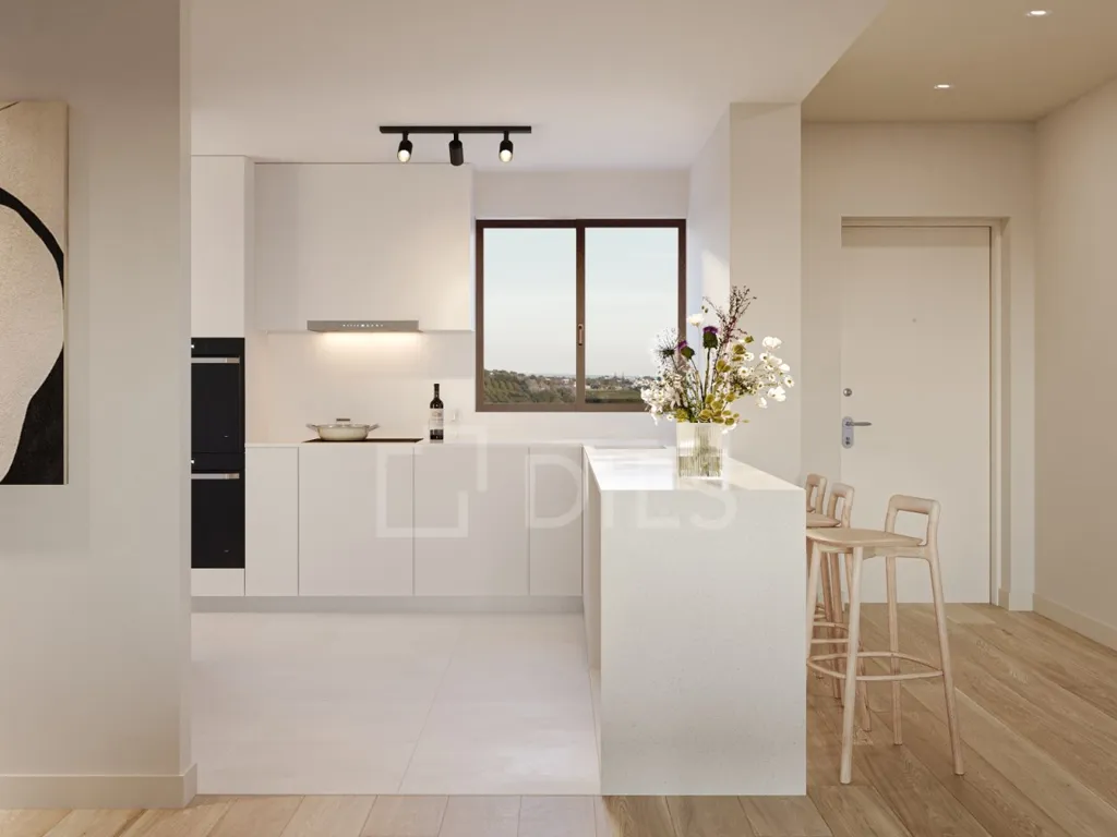 Cuisine - T2 Apartment with Balcony in Tavira