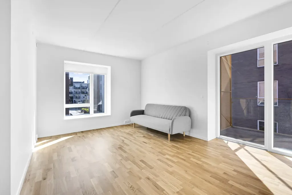 Soggiorno - 2-Bedroom Apartment with Balcony in Odense