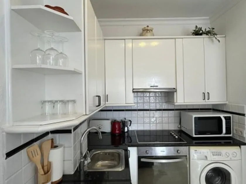 Köök - Studio with Sea View in Fuengirola