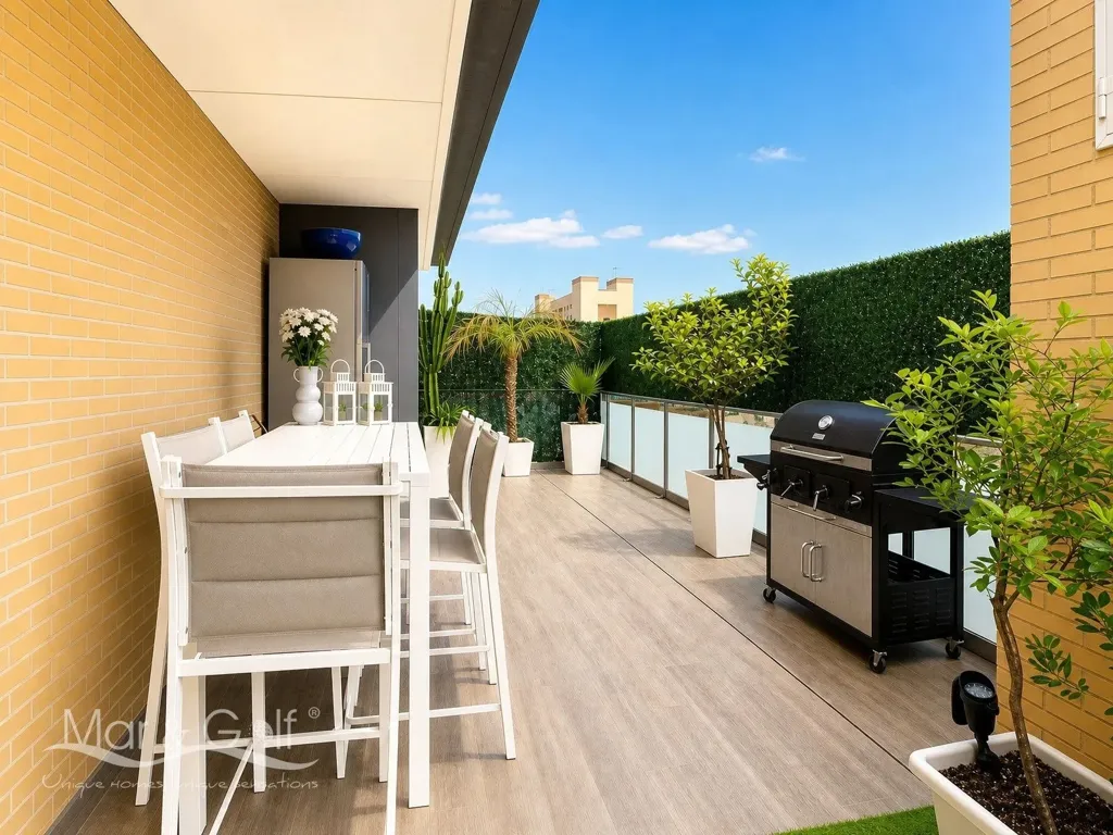 Terrass - Penthouse with Sea View in Alicante