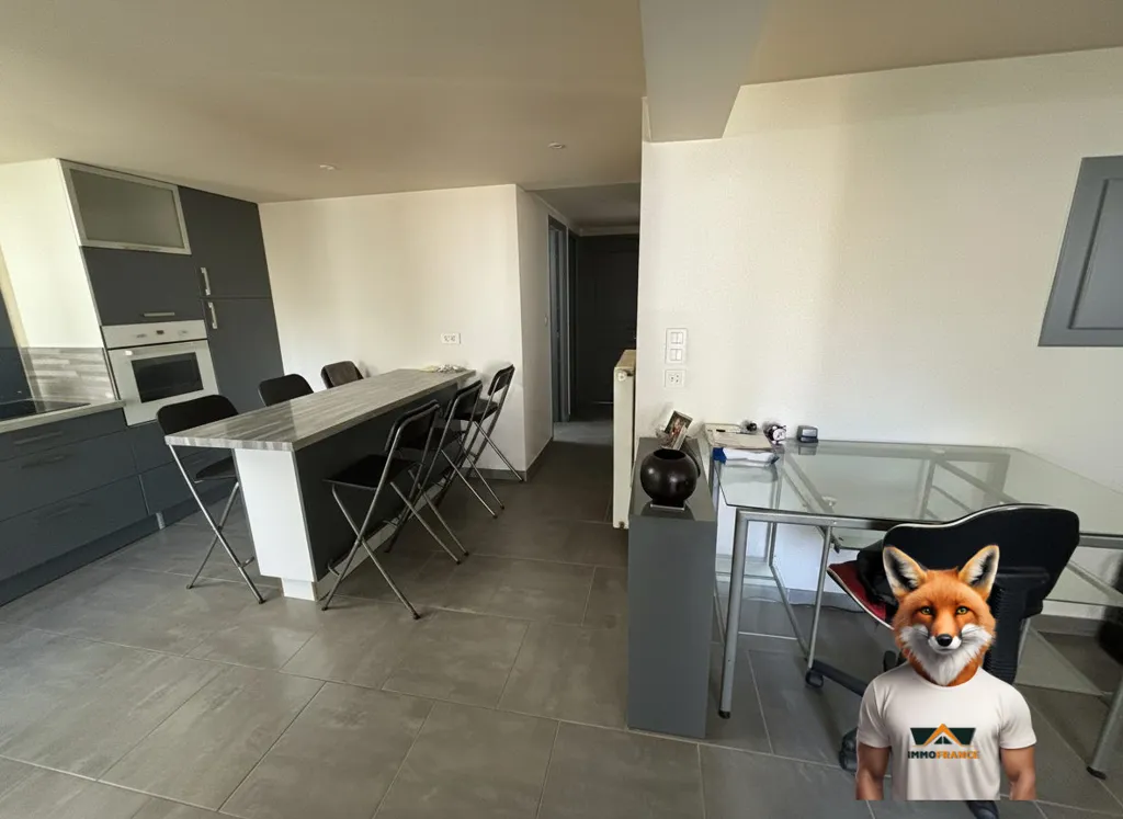 Köök - T2 Apartment with Garden in Saône