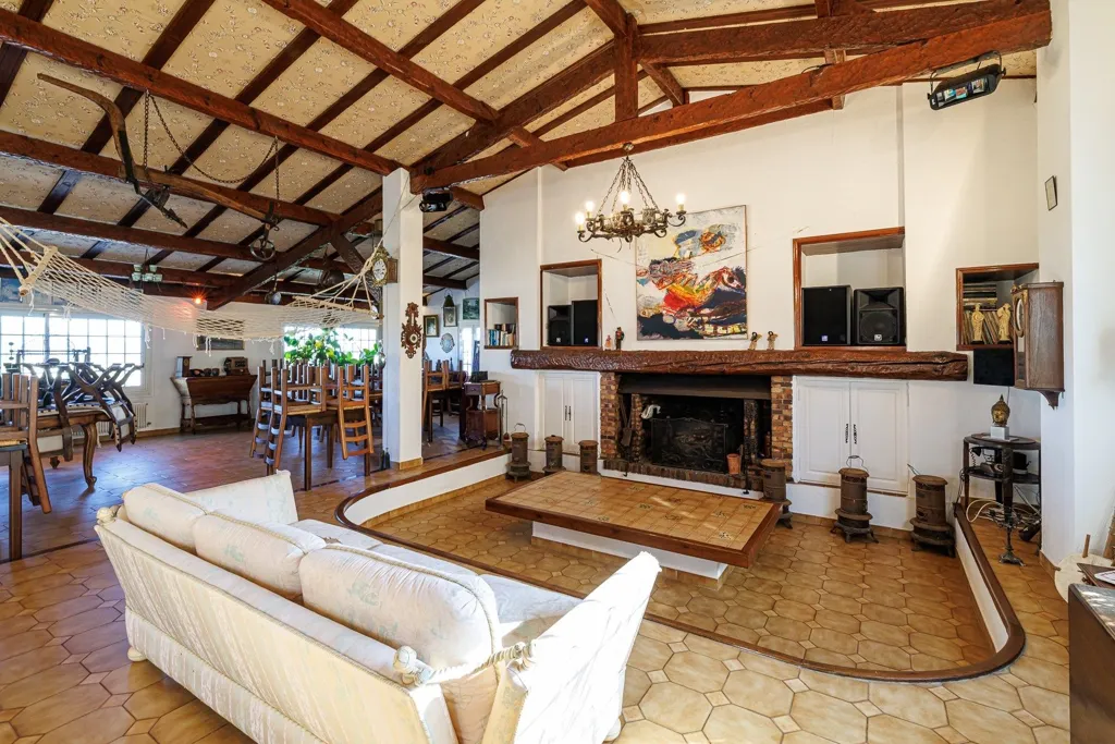 Living Room - Historic Estate with Panoramic Sea View in Fabron