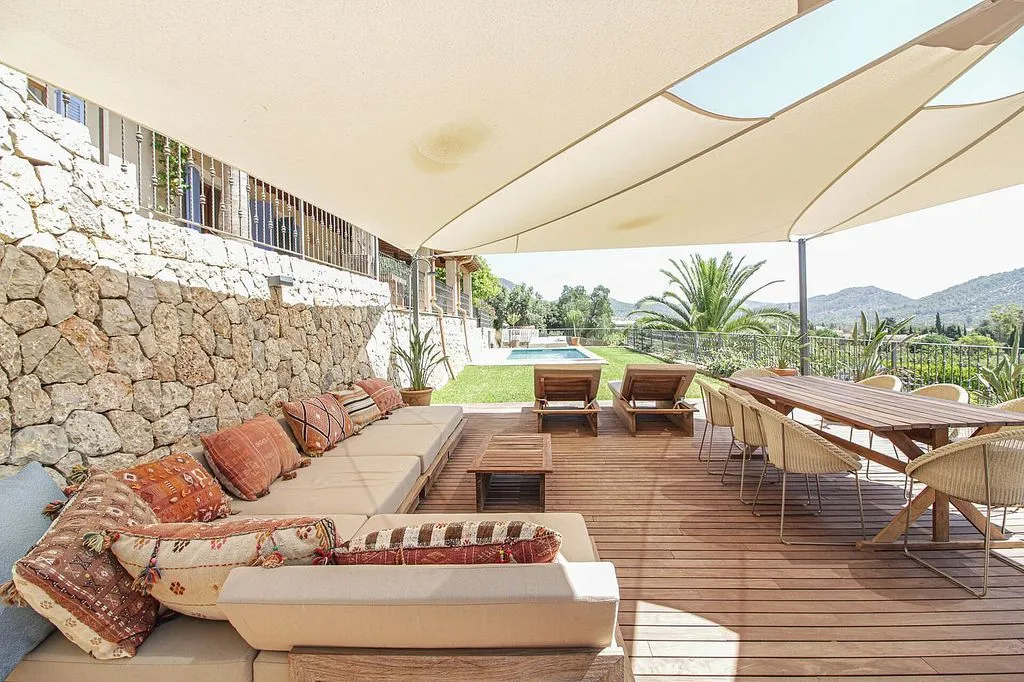 Terrasse - Rural House with Pool in Alaró