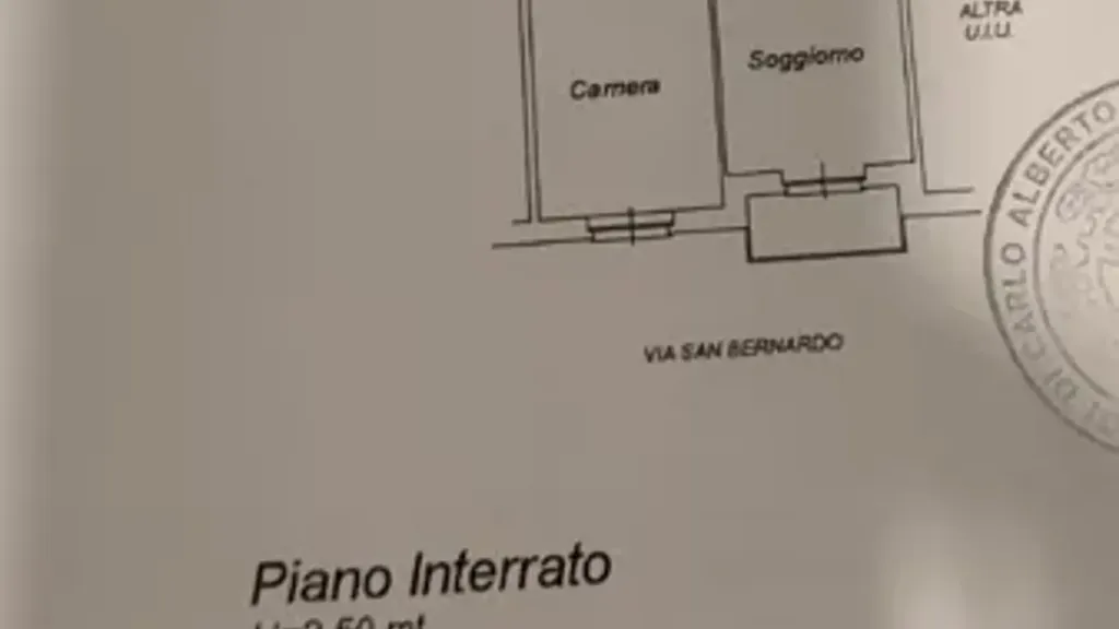 Floor Plan - Rearranged Apartment with Balcony in Pianezza