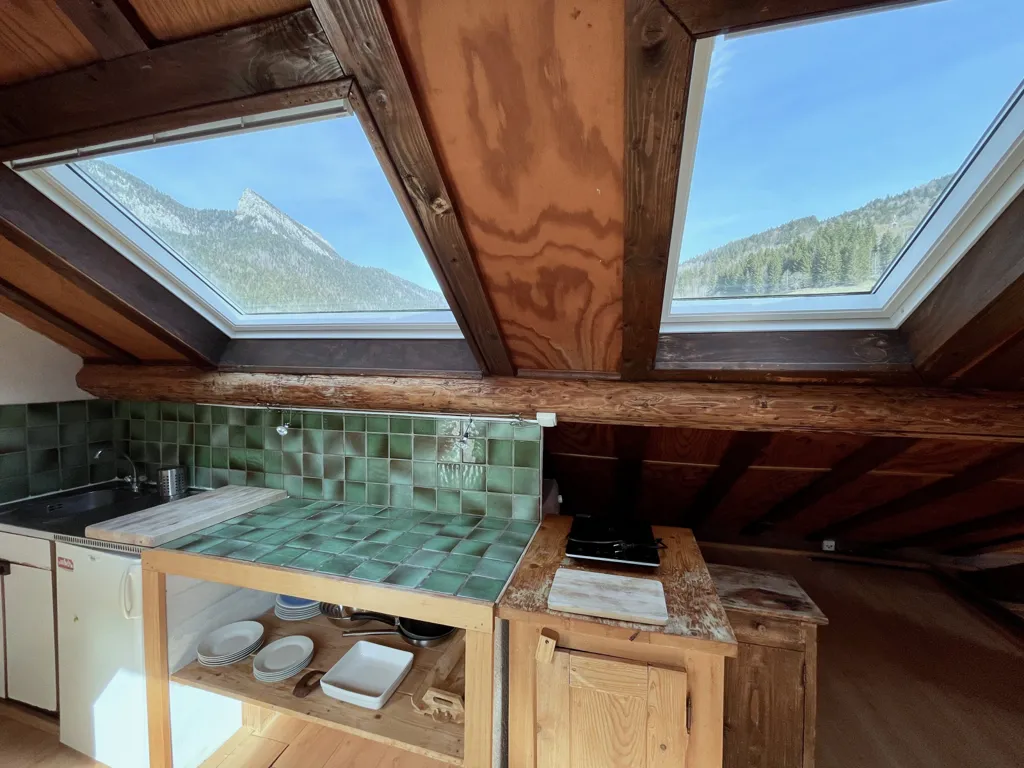 Cucina - Duplex with 360° View in St-Pierre-de-Chartreuse