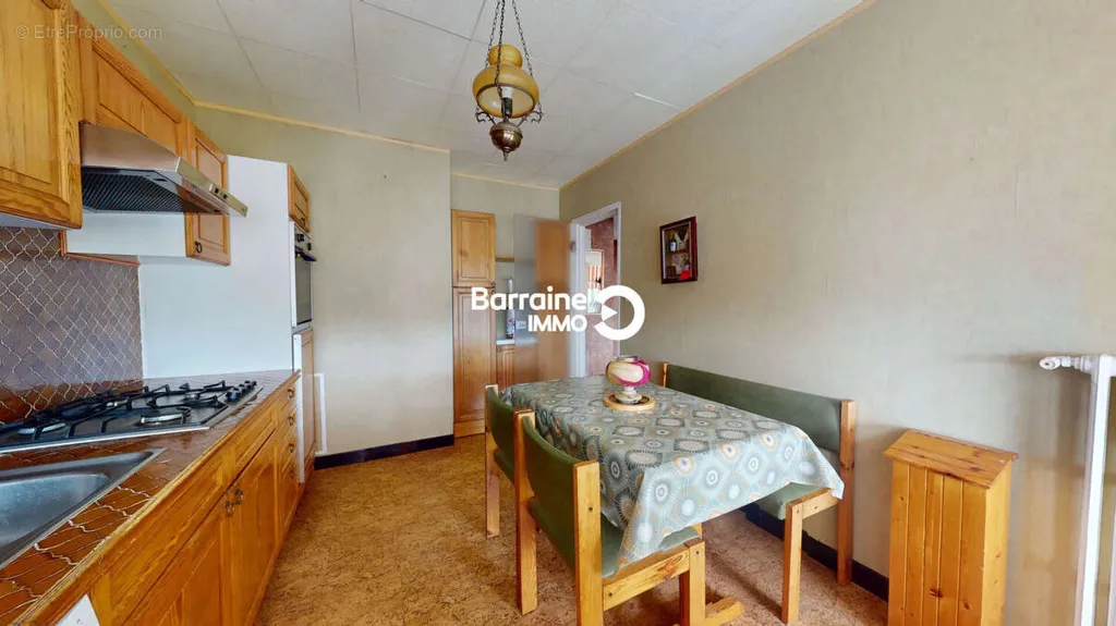 Dining Room - Lorient North Apartment with Balcony and Parking