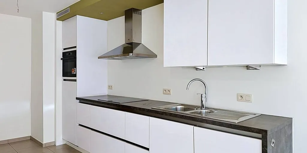 Cuisine - Appartement Instapklar avec Terrasse à Oostende