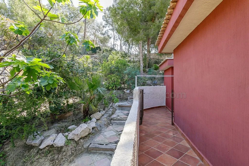 Terrass - Chalet with Pool and Terrace in Calle D'osca