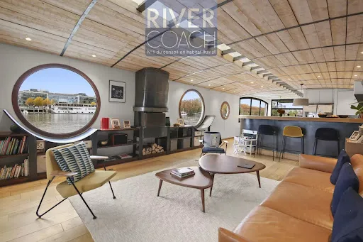 Soggiorno - Luxury Penthouse with River View in Paris 16th
