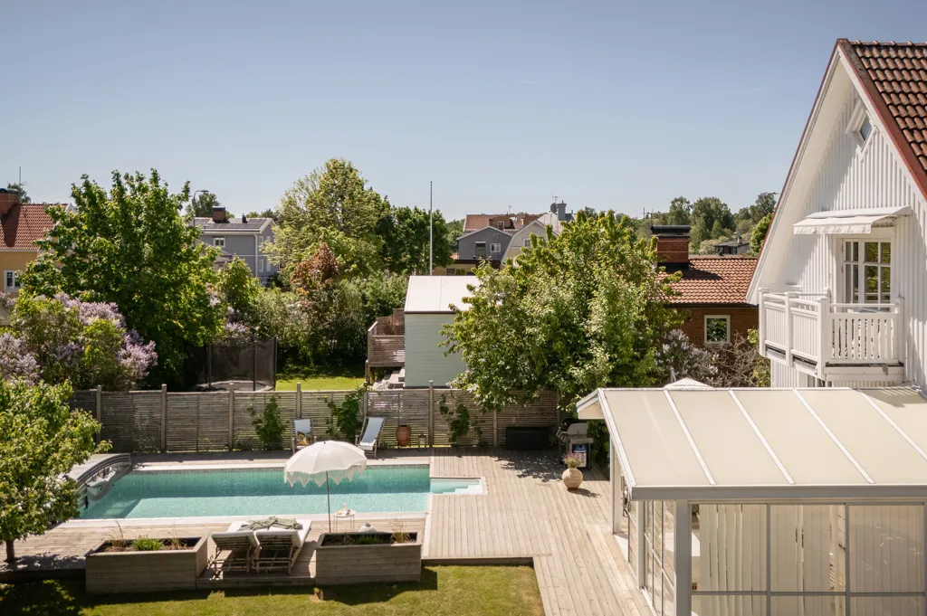 Õhuvaade - Renovated Villa with Pool in Färjestad