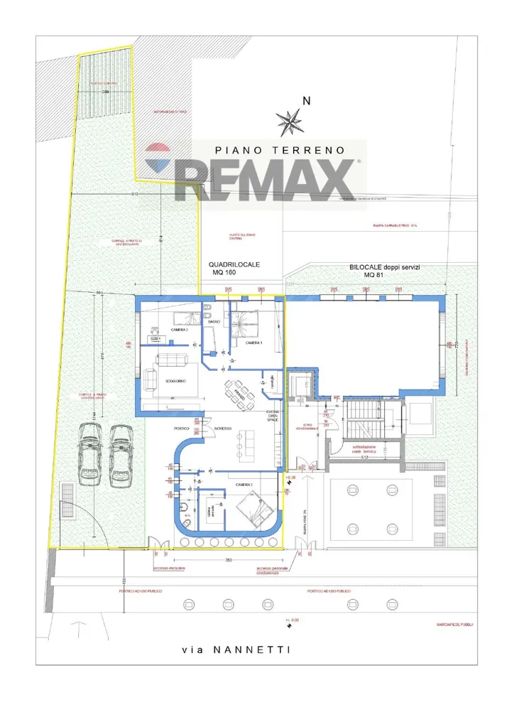Plan - Designer Loft with Private Garden in Busto Arsizio