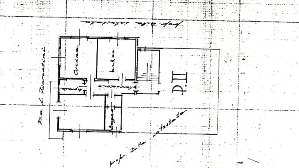 Plaan - 3-Room Apartment with Balcony in Brescia