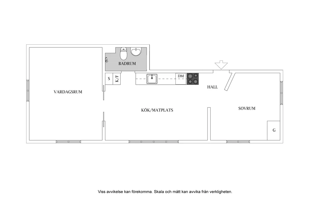 Plaan - Charming 2-Bedroom with Central Location in Luleå