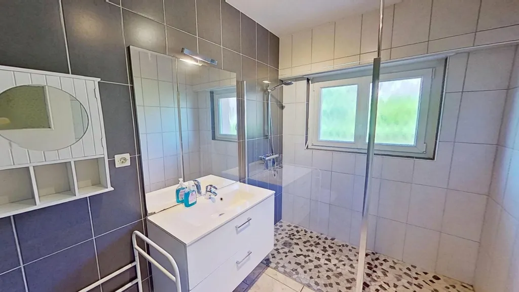 Bathrooms - Spacious Ground Floor House with Pool in Hombourg