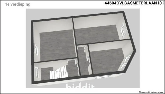 Plan - Appartement à Rénover avec 2 Façades en Centre-Ville