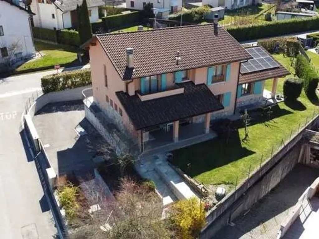 Vue aérienne - Modern Villa with Solar Panels in Limana, Veneto