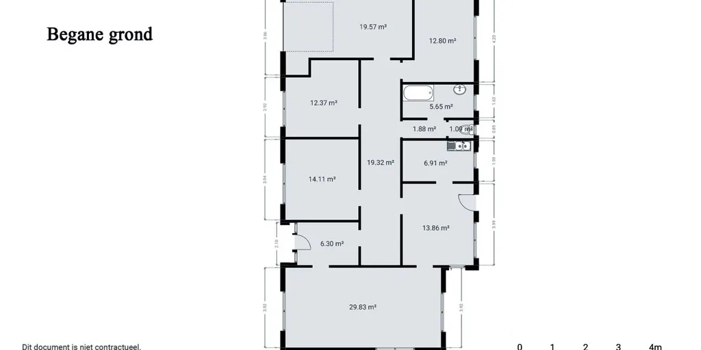 Plan - Villa Vrijstaande avec Jardin à Averbode