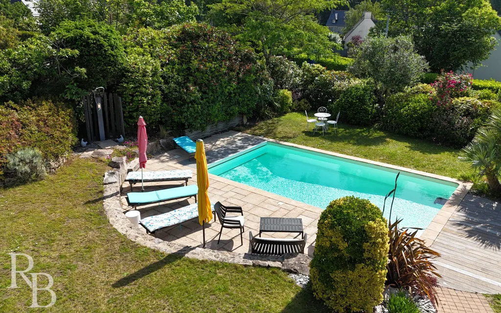 Õhuvaade - 7-Piece House with Pool in Theix-Noyalo