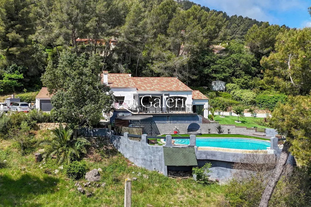 Vista aerea - Renovated Villa with Pool in Hyères
