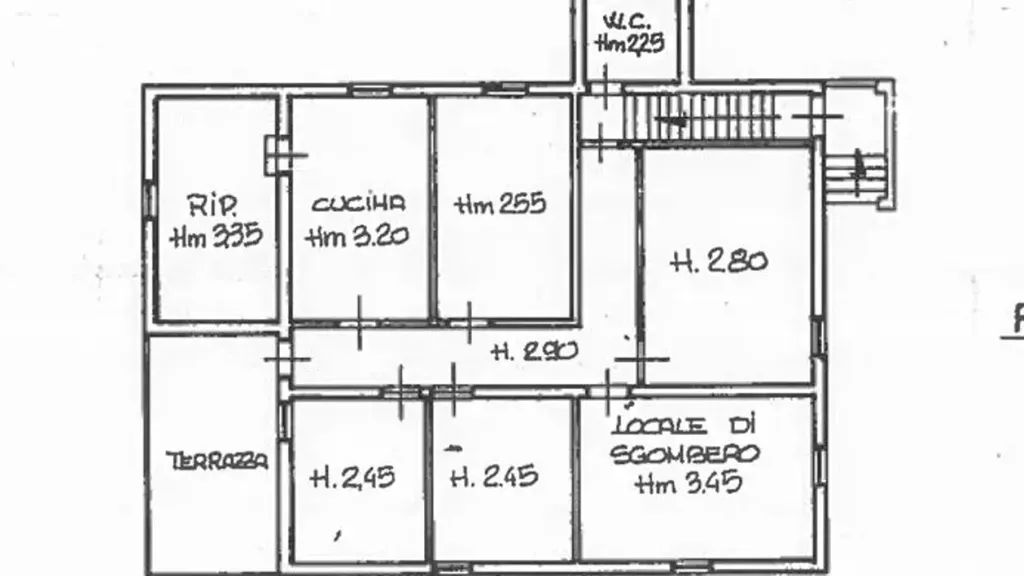 Plan - Rustic Farmhouse with Olive Groves in Terricciola