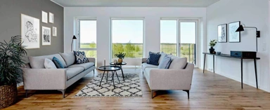Séjour - Four-Bedroom Flat in CobraHave, Copenhagen