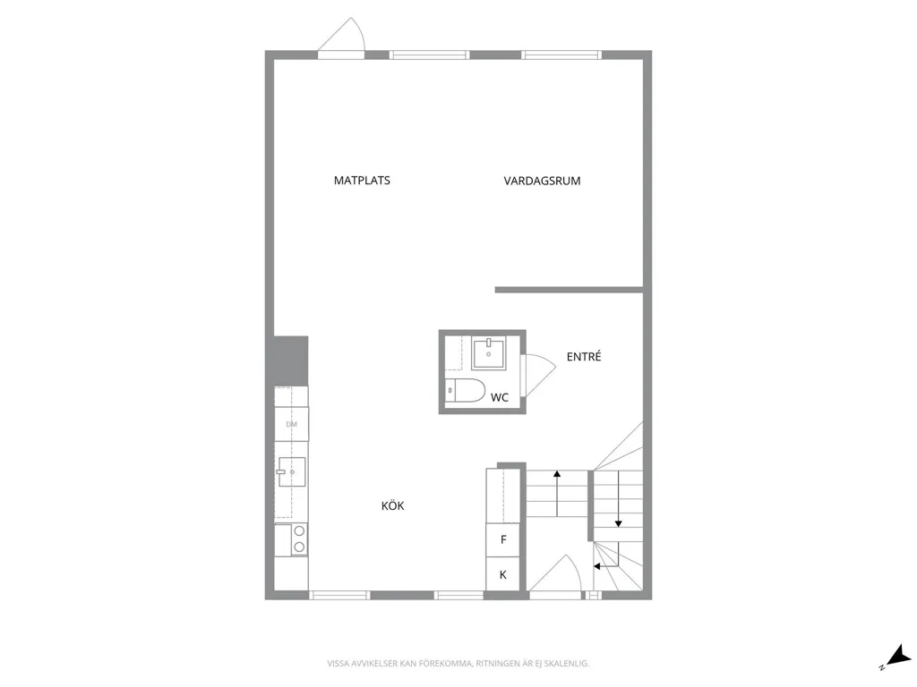 Plan - Terraced House with Garden in Viken