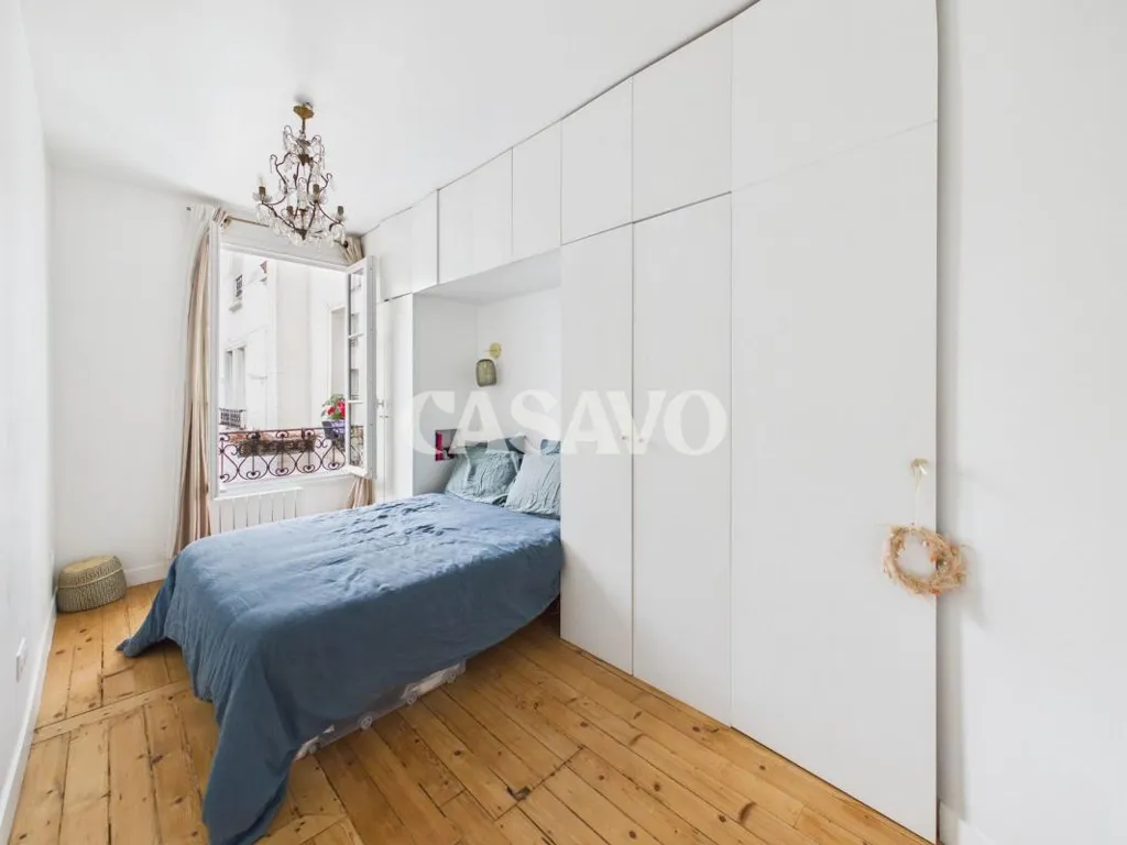Chambres - Appartement 2 Pièces avec Cour Arborée à Paris 10ᵉ