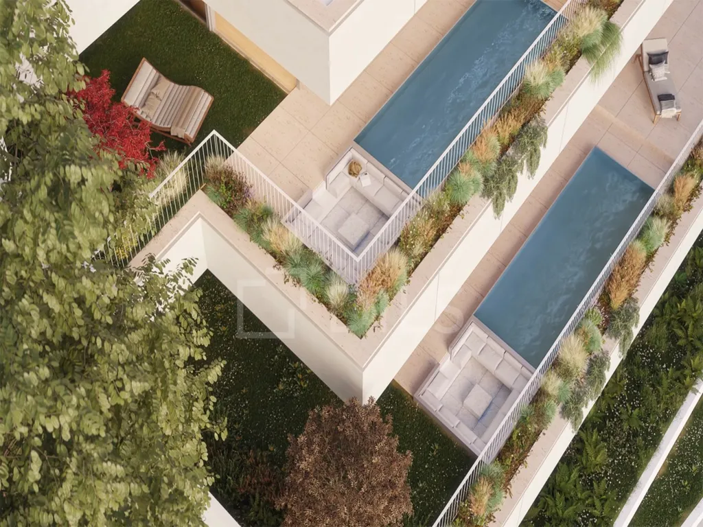Vue aérienne - T3 Apartment with Private Pool, Rio View, Porto