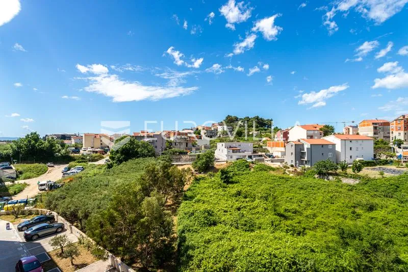 Vue aérienne - Modern Studio Apartment with Loggia in Sirobuja, Split