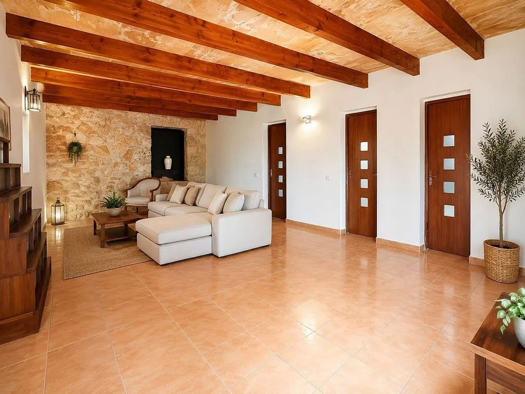 Soggiorno - Rustic House with Garden near Muro Beach