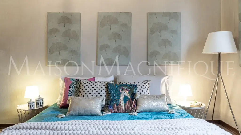 Bedrooms - Historic Apartment with Views in Bologna Centre