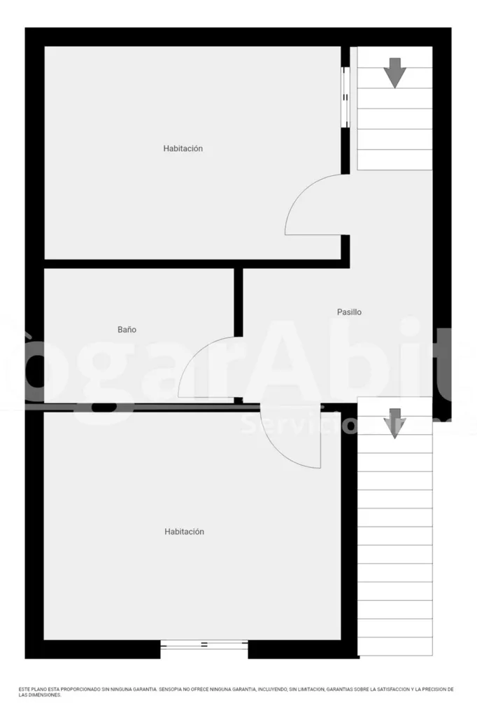 Plan - Reformed House with Terrace in Cullera Centre