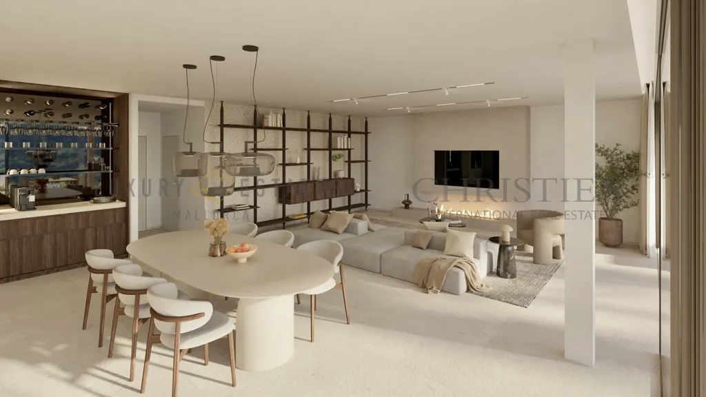 Salle à manger - Newly Constructed Villa with Sea Views in Camp de Mar