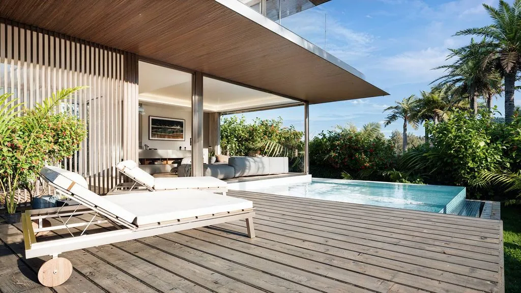 Piscina - Luxury Villa with Mountain Views in Marbella
