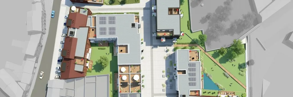 Plan - Appartement 1 Chambre avec Terrasse en Centre-Ville à Braine-le-Comte