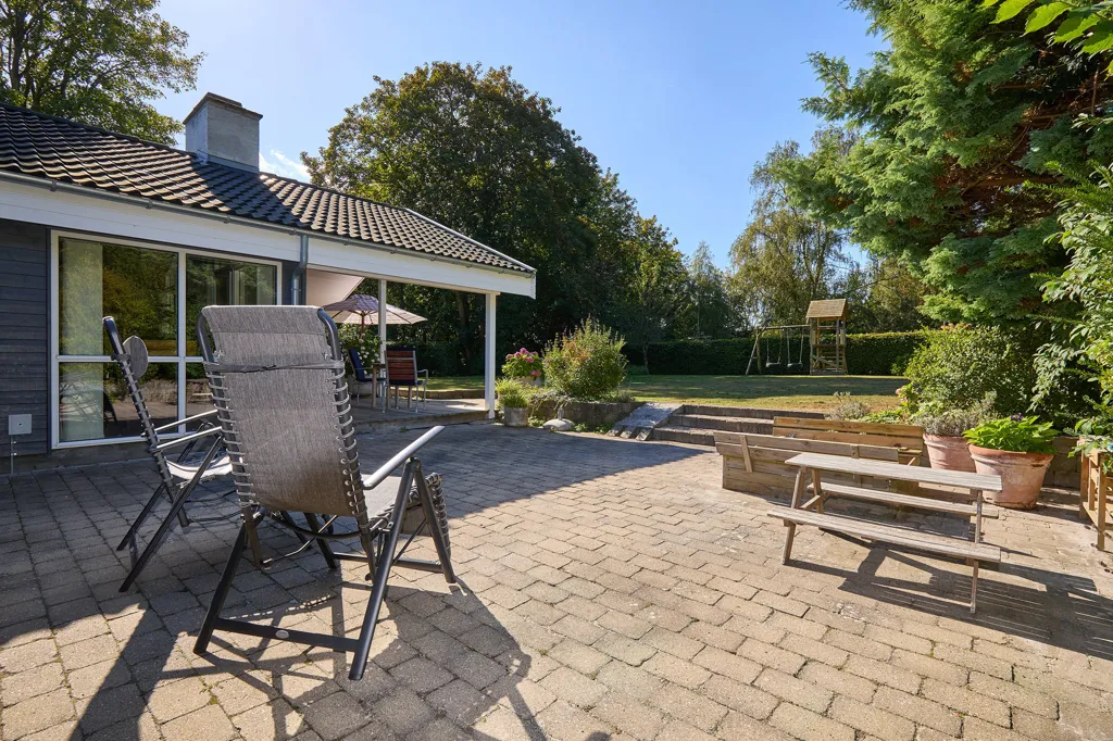 Terrasse - Modern Vacation Home with Garden in Rågeleje