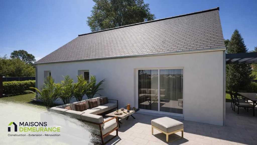 Terrasse - Maison Plain-Pied 4 Chambres à Vitré