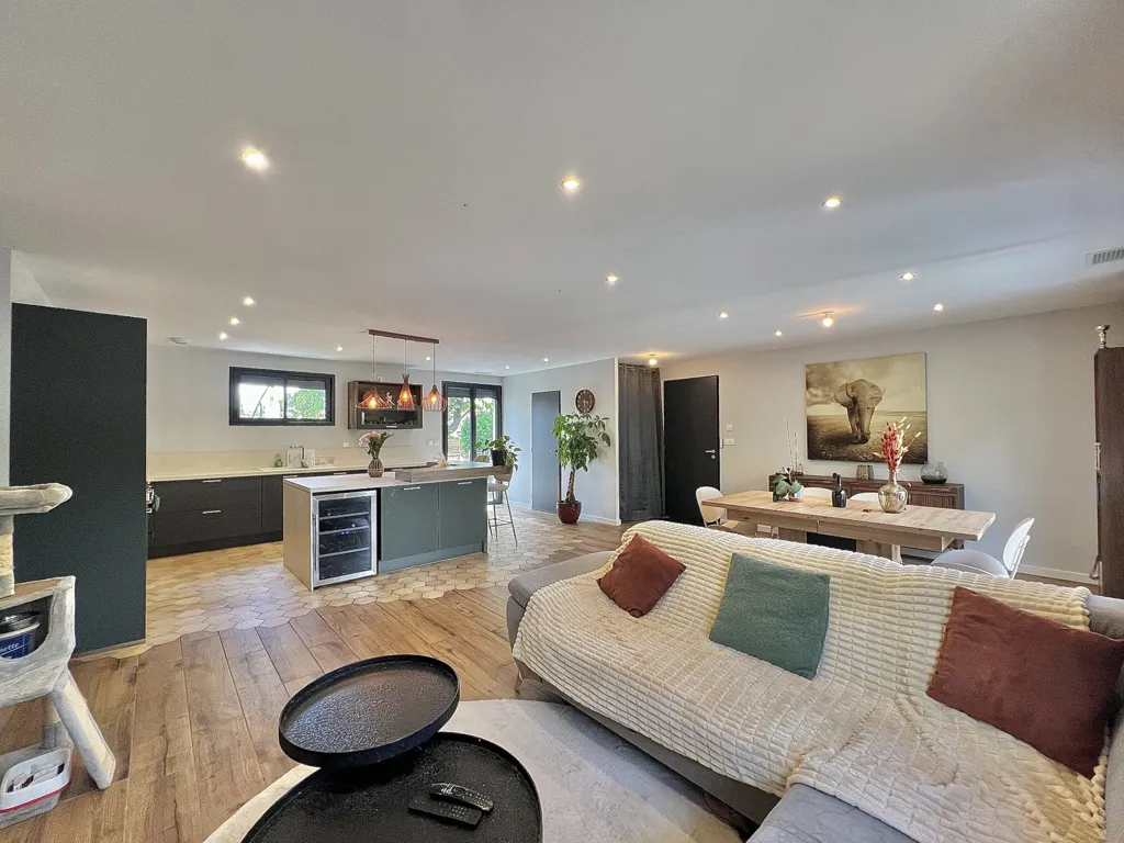 Living Room - Renovated House with Pool Potential in Tignieu-Jameyzieu