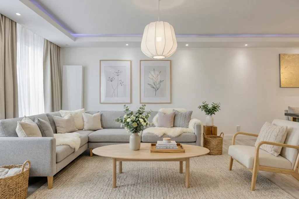 Séjour - Appartement avec Jardin au Rez-de-Chaussée à Gooreind