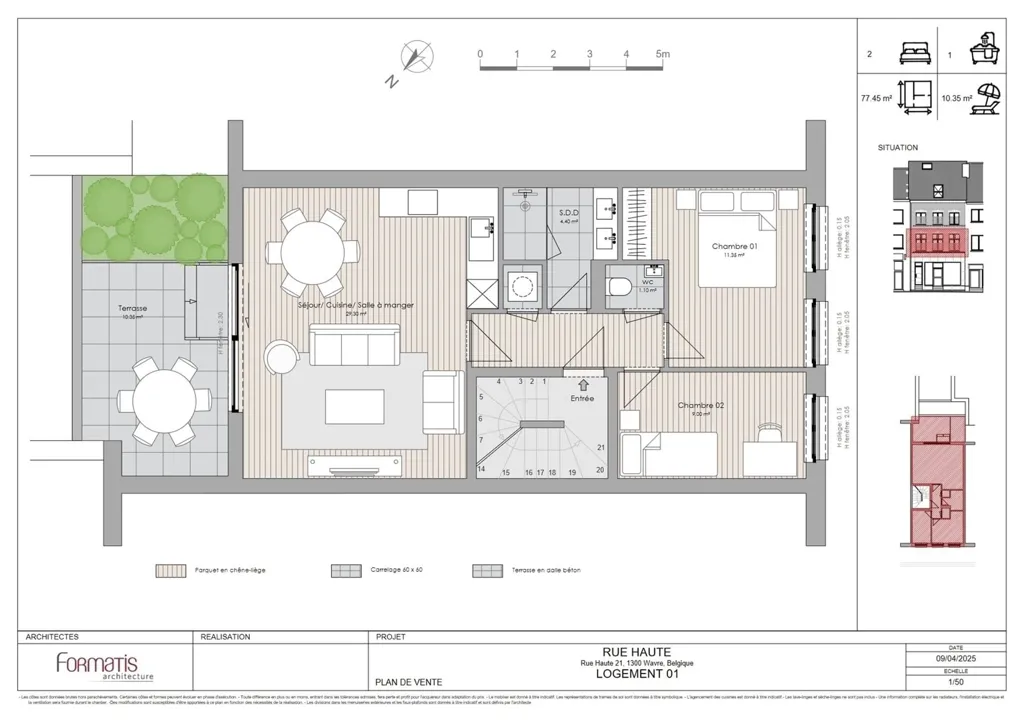 Plaan - Modern Apartment with Terrace in City Centre