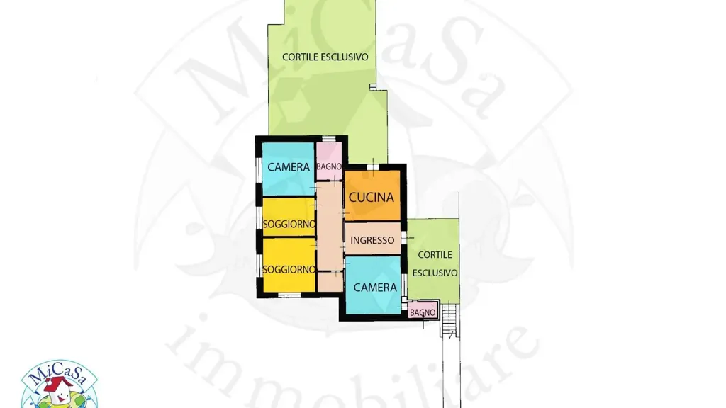 Plan - Duplex with Sea View in Marina di Pisa