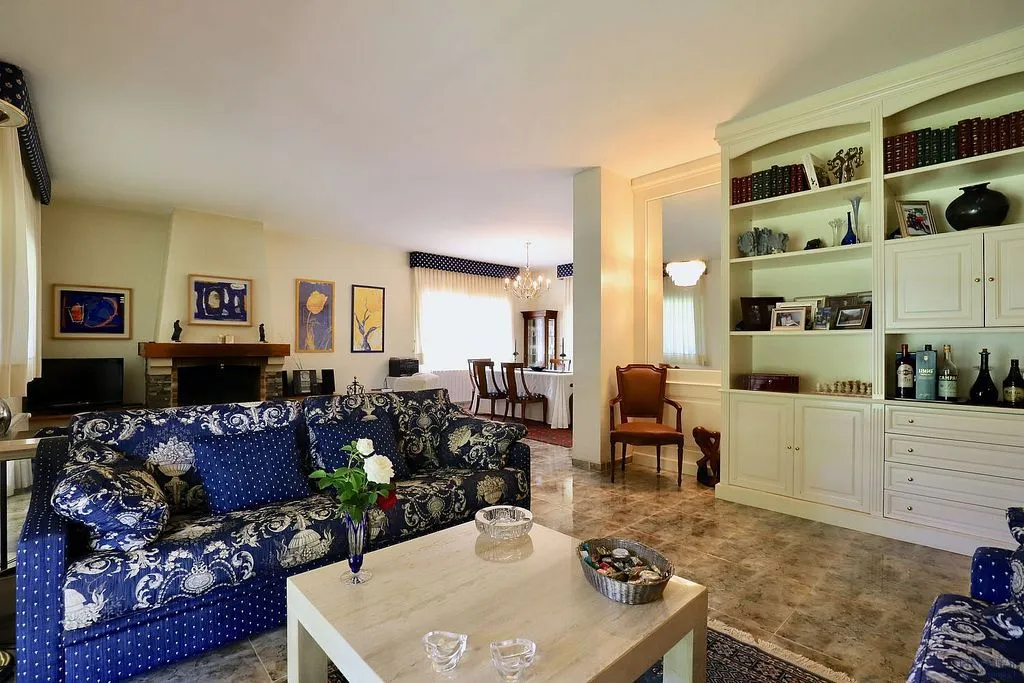 Séjour - Villa with Pool and Buildable Plot in Caldes de Malavella