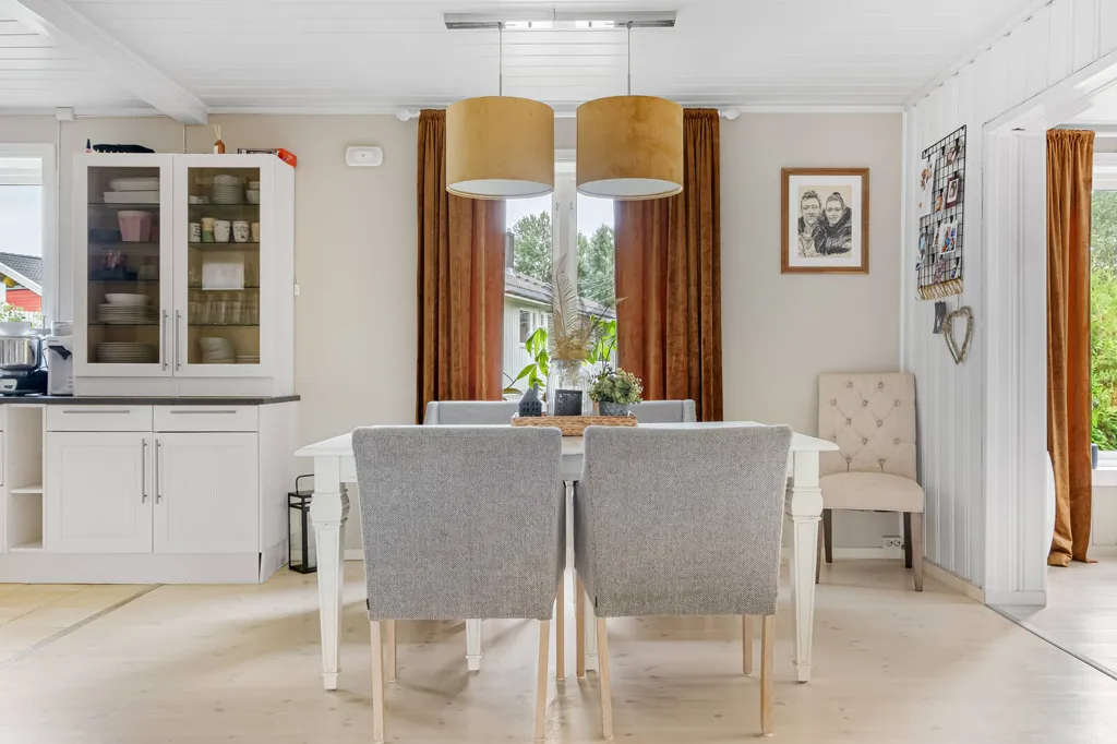 Sala da pranzo - Casa di 6 locali a Fjellhamar